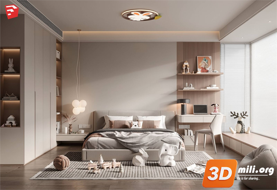 Children Room Scenes Skp FIles 